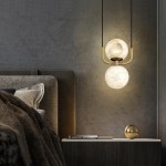 Single Head Manufacturer - Long Marble Designer Chandelier