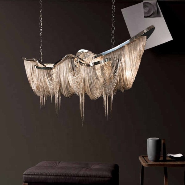 Italian Supplier - Designer Bar Chain Chandelier
