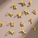 925银字母吊坠工厂 - 26字母英文名DIY精致饰品
