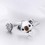 925 Sterling Silver Jewelry Set Manufacturer - Cute Bear Koala Animal Pearls Girls