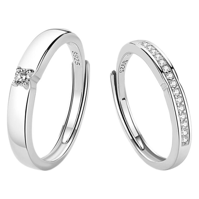 925 Sterling Silver Wedding Ring Manufacturer - White Rhodium Plated Engagement Eternity