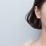 925银耳钉工厂 - 可爱麋鹿动物鹿奥地利水晶