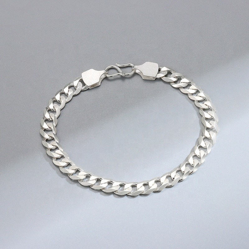 925 Sterling Silver Cuban Bracelet Supplier - 3/4/5/6/7mm Width Men Women Jewelry