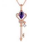 925 Sterling Silver Jewelry Set Factory - Crown Natural Amethyst Wedding Party Jewellery