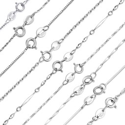 925 Sterling Silver Pendant Necklace Supplier - Custom Cuban Cross Snake Singapore Chain