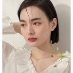 925银耳钉厂家 - 简约泰迪熊安全螺旋背