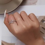 925银戒指供应商 - 夏季海洋可爱章鱼锆石婚礼派对