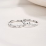 银饰情侣戒指工厂 - 铂金色情侣男女时尚饰品