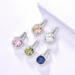 925银吊坠工厂 - 锆石时尚生辰石配件女性礼品