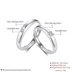 银色对戒工厂 - 可调节情侣订婚婚礼礼品批发