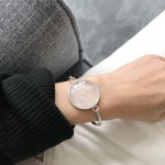 925银手链厂家 - 可定制粉水晶奥地利手镯女性