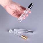 香水瓶厂家-10ml透明方形细雾喷雾