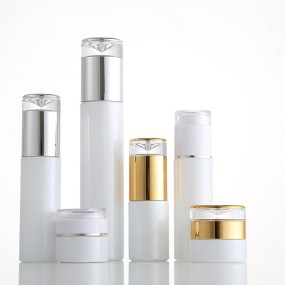 Glass Jar Manufacturer - White Lotion Pump 20-120ml Spray Bottle