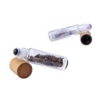 Glass Bottle Manufacturer - 10ml Clear Crystal Bamboo Cap