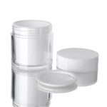 化妆品包装厂家-PS双内衬20-200g罐