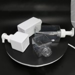 Foaming Bottle Factory - 450ml Square PET Hand Sanitizer Dispenser