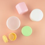 塑料面霜盒厂家-PP圆形250ml白盖设计