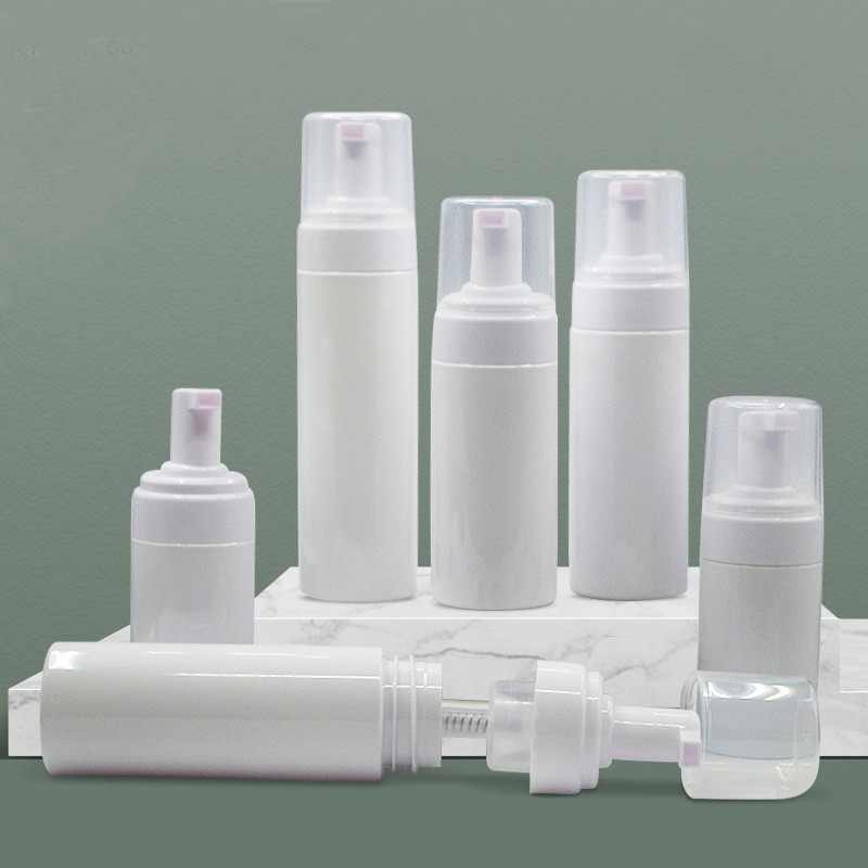 Soap Foam Pump Bottle Supplier - 150ml White Plastic Refillable