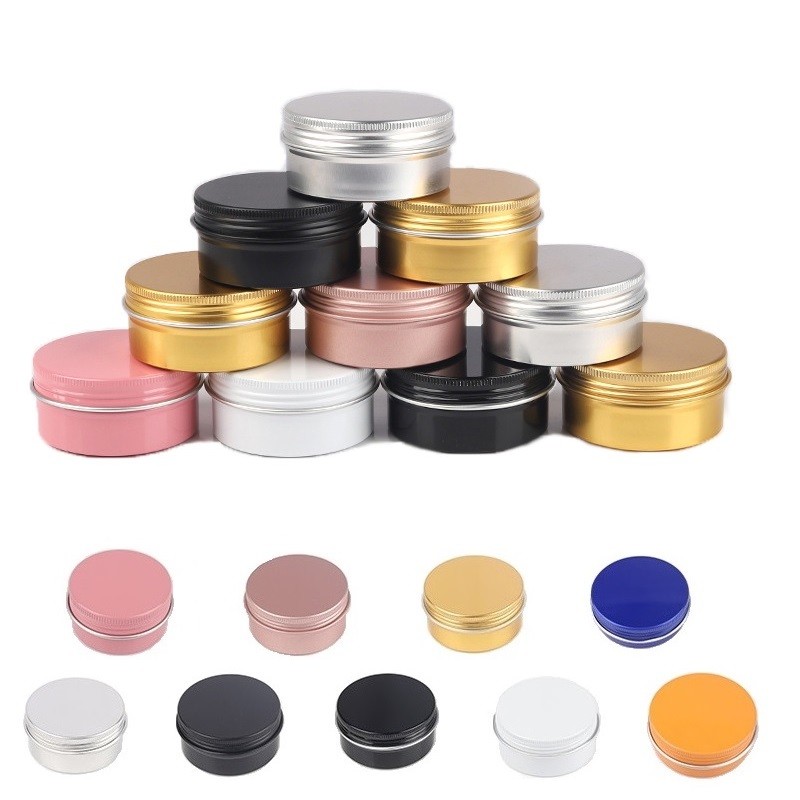 Aluminum Tin Container Supplier - 60ml Refillable Cosmetic Jar