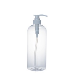 塑料瓶厂家-1000ml PET透明乳液容器