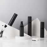Airless Pump Bottle Supplier - 30ml Frosted Black Lotion Pump