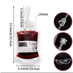Halloween Bag Supplier - Creative Drink Pouch with Sealing Clip