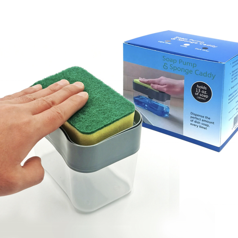 Plastic Soap Pump Manufacturer - Kitchen Sponge Caddy