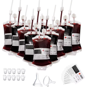 Vampire Blood Bag Manufacturer - Reusable Halloween Party Prop