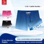 Gym Shorts Supplier - Nylon Spandex Double Layer