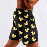 Beach Shorts Factory - Animal Print Spandex 2 in 1