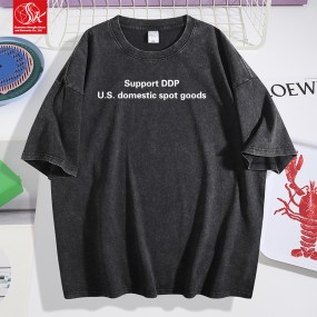 Oversize T-Shirt Manufacturer - Vintage Washed Custom