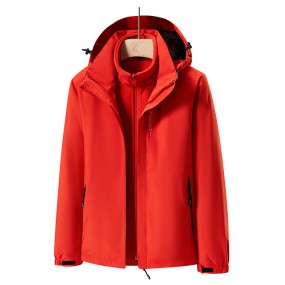 绒布夹克厂家-百搭拉链印花