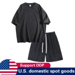 Two Piece Set Manufacturer - Vintage Washed Tracksuit