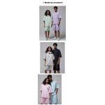 Casual Set Factory - Retro Washed Short-sleeved Suit