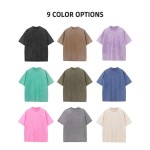 StreetWear Tshirt Supplier - 230g Washed Custom Print