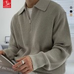 Premium Sweater Manufacturer - Lazy-Chic Collar Knitted