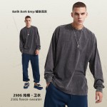 Retro T-Shirt Manufacturer - 230G Pure Cotton Long Sleeve