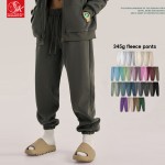 Sweatpants Factory - Elastic Closure Wide-leg
