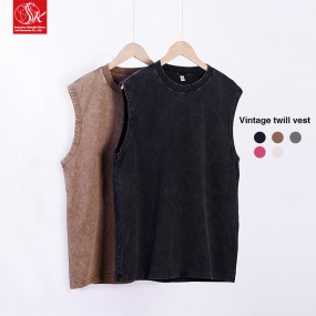 Men's Vest Supplier - 230GSM Sleeveless Tank