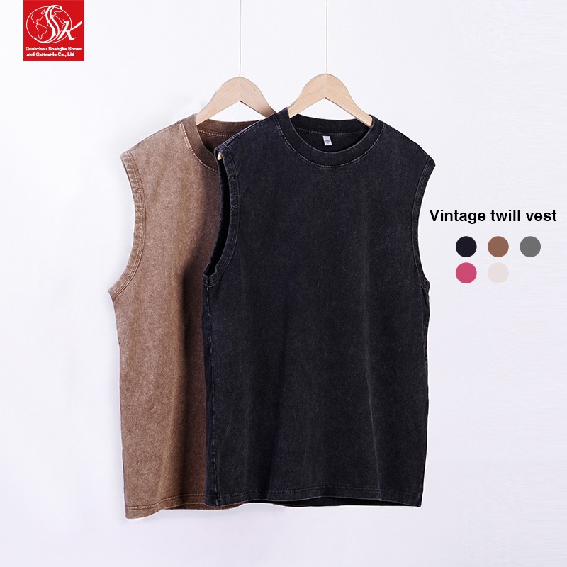 Men's Vest Supplier - 230GSM Sleeveless Tank