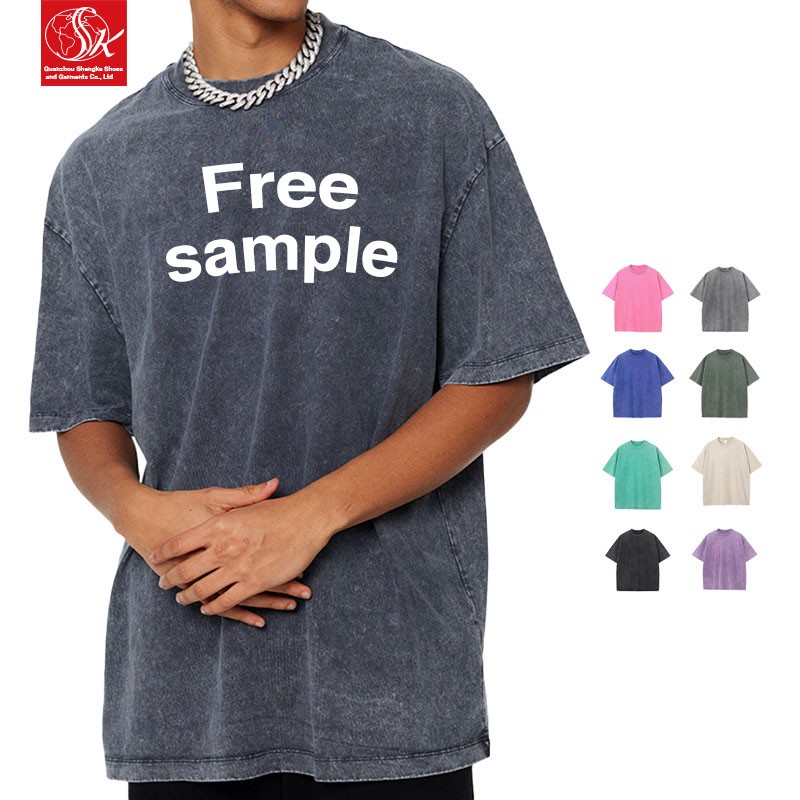 Streetwear Tshirt Manufacturer - 230g Acid Washed Vintage
