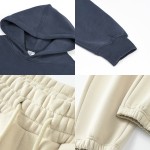 Pullover Set Supplier - Solid Color Knitted Pocket
