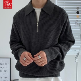 Premium Sweater Manufacturer - Lazy-Chic Collar Knitted