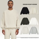 Crewneck Sweatshirt Manufacturer - 350GSM Acid Washed