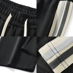 Sweat Pants Factory - Stripe Design Loose Fit Casual