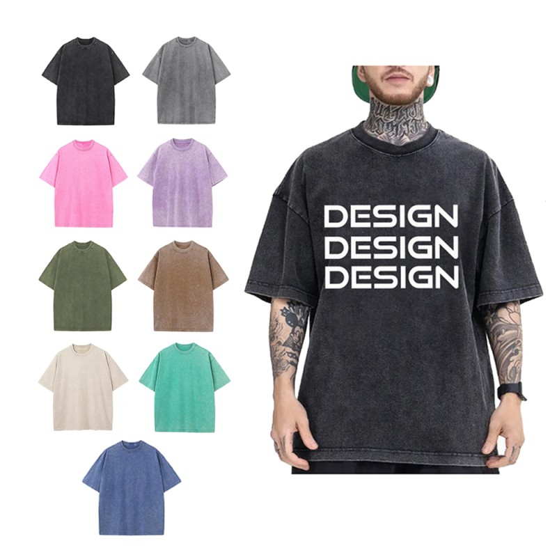 Plain T-Shirt Manufacturer - 230GSM Drop Shoulder