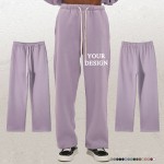 Jogger Pants Factory - Fleece Pure Color Loose