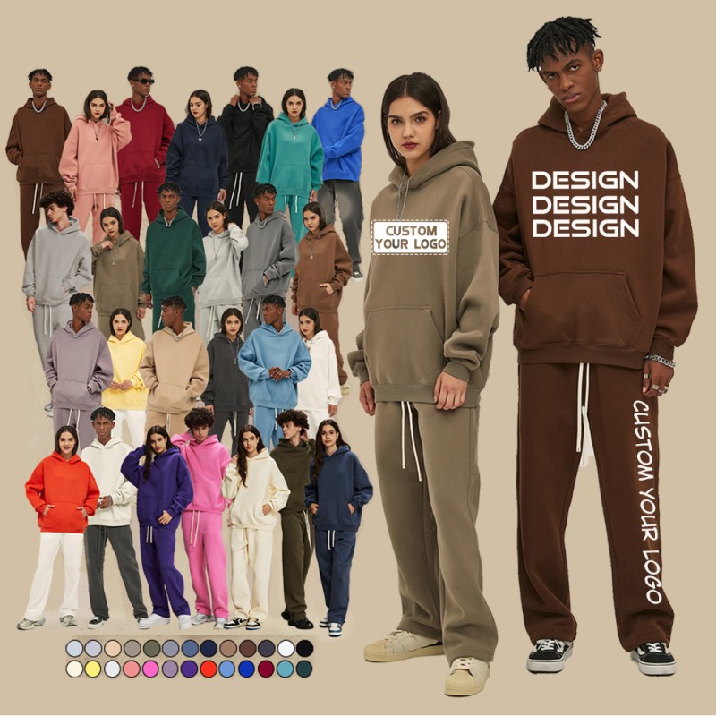 Custom Hoodie Supplier - 100% Cotton Plus Size Pullover