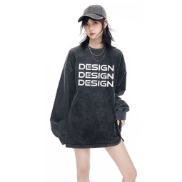 Plus Size T-Shirt Supplier - Long Sleeve Custom Logo