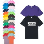 Pure Cotton T-Shirt Supplier - 260g Street Style Solid